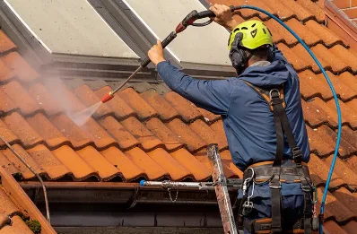 Démoussage et hydrofuge de toiture à Noirval